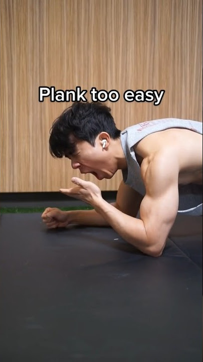 Plank too easy? Try this HARD MODE PLANK