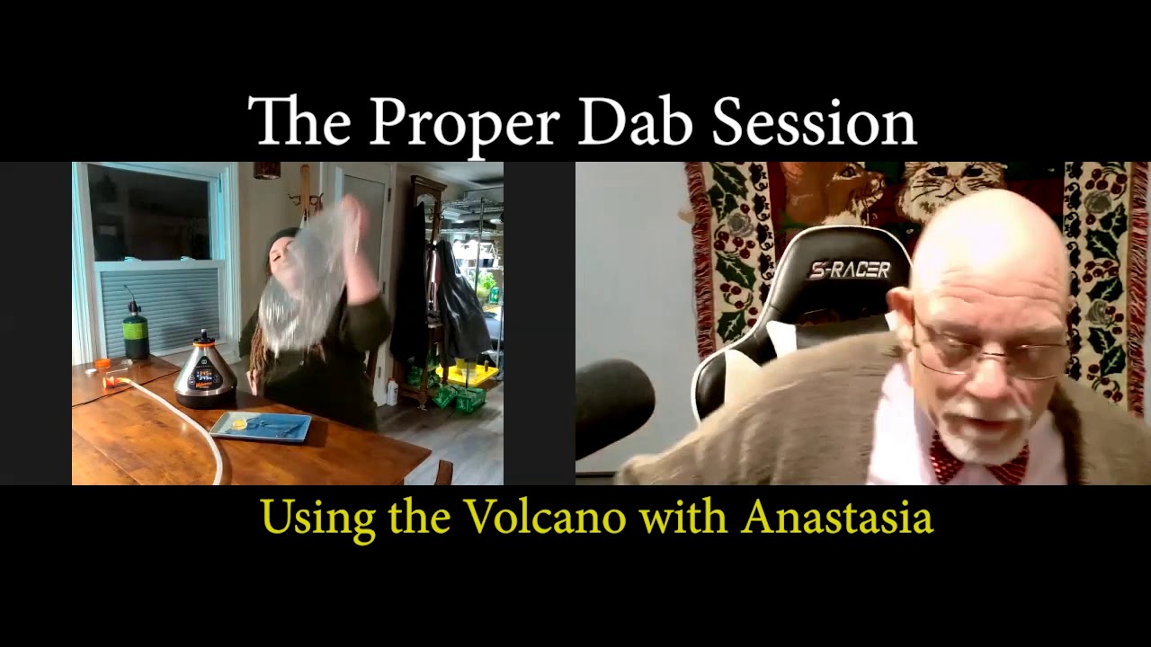 The Proper Dab Guy Vaping Dabs Using the Volcano YouTube