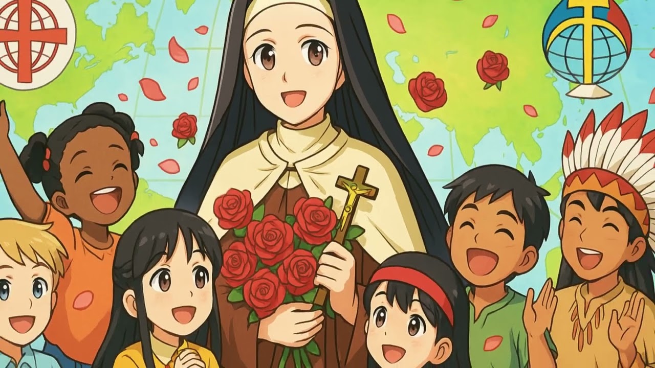 🌸 La Pequeña Flor de Jesús | Canción Infantil de Santa Teresita del Niño Jesús 🌸