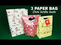 3 Paper bag dari kertas kado - bungkus kado kreatif - Kerajinan dari kertas kado