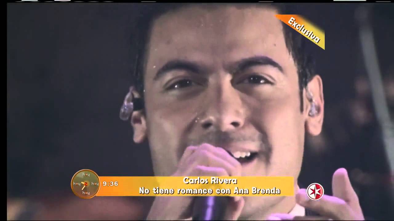 Carlos Rivera habla de supuesto romance con Ana Brenda