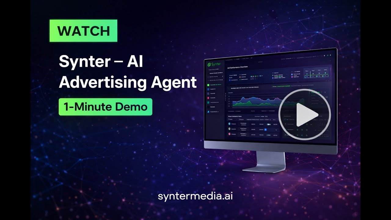 Synter - AI Advertising Agent | Full Demo