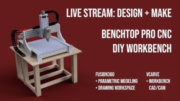 DIY - Fusion360 Benchtop PRO CNC Workbench