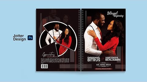 How To Design a Wedding Jotter In Photoshop
