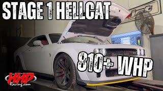 Stage 1 Hellcat Challenger MAKES OVER 800+ WHP | HHPRACING