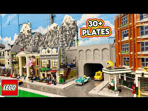 8x LEGO City False Tunnels & Over 30 Plates Constructed! thumbnail