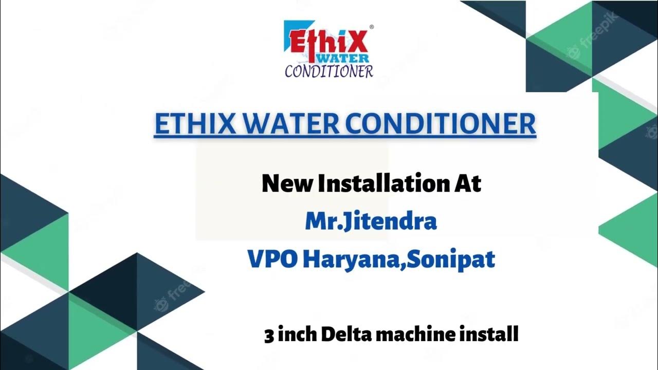 Ethix Water Conditioner India's.No1 YouTube