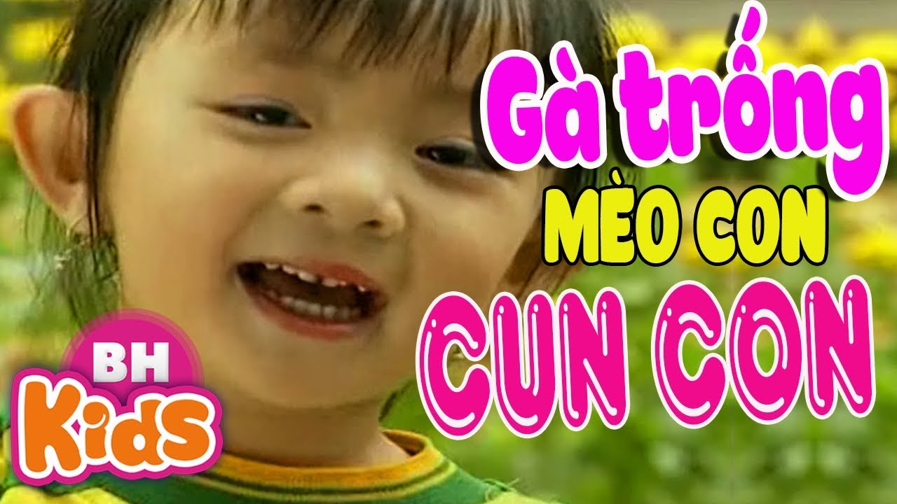 Bé Xuân Mai ♫ Gà Trống Mèo Con Và Cún Con ♫ Nhạc Thiếu Nhi Xuân Mai -  Youtube
