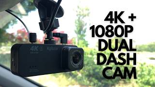 Kyltoor 4K + 1080P Dual Dash Cam