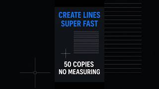 AutoCAD: Creating 50 Equidistant Lines Made Easy!