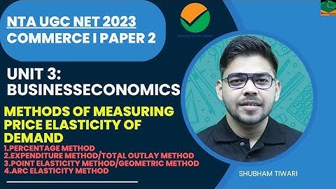 Methods of Measuring Price Elasticity of Demand I NTA UGC NET 2023 I MBA/M,com/BBA/B.com/11th/12th