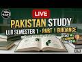 Pakistan Study guidance for exam 1 day preparation Punjab university of Lahore LLB Semester 1 part 1