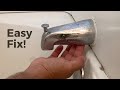 How to Replace a bathtub spout