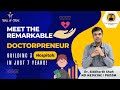 A young doctorpreneur who has started 3 hospitals in a short span of 7 years