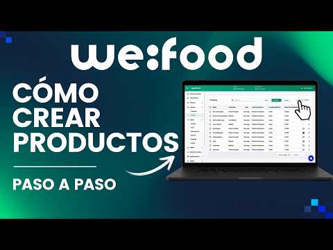Cómo crear productos