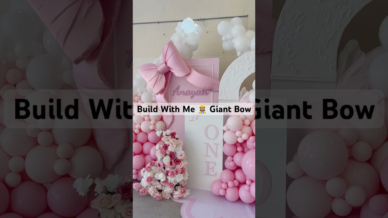 Build With Me👷🏽‍♀️Giant Bow 