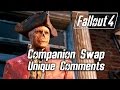 Fallout 4  companion swap unique comments hancock