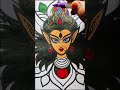 Maa Durga Coloring 😍 Wait for the Final Look 🔥 #festival  #shorts