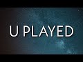 Moneybagg Yo U Played Lyrics Ft Lil Baby OneLyrics 