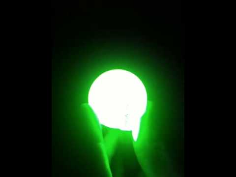 Cool Glowing Ping Pong Ball Youtube
