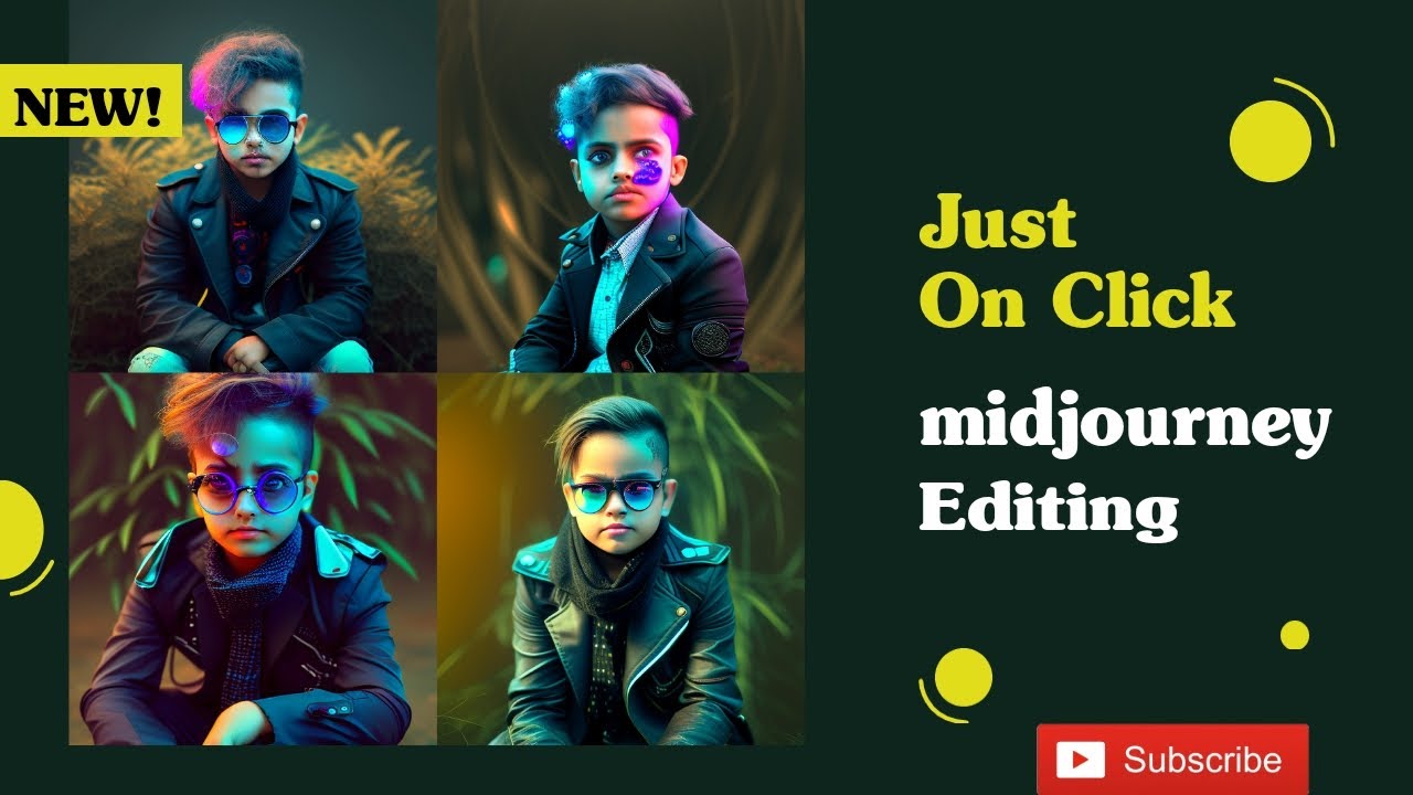 On Click Photo Editing by Midjourney Ai. Auto Edit