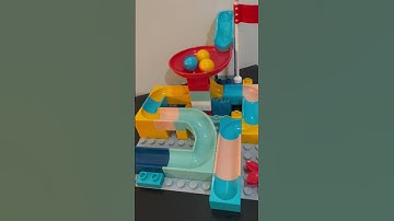 Satisfying Video - Marble Run Slide Building Blocks - Colorful