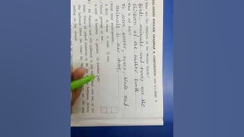 std 7 Engliah Grammar Lesson 3 Comprehension.