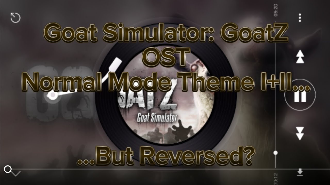 GoatZ Normal Themes I-II… But Reversed? (RSTs) - YouTube