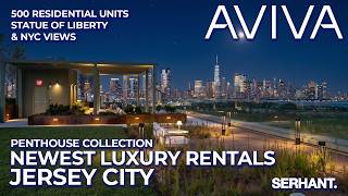 Touring the NEWEST LUXURY Rental Building in Jersey City | AVIVA screenshot 3