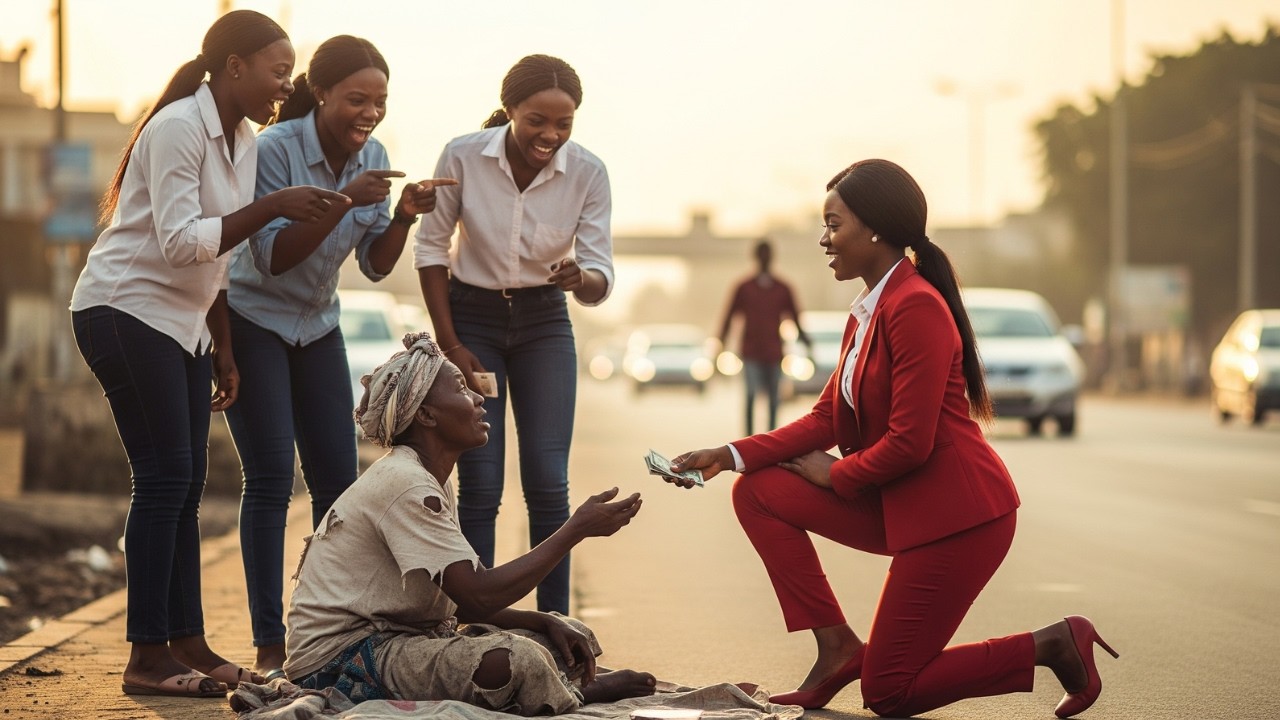 Poor Girl Defends An Elderly Woman Being Insulted, Unaware She Is CEO's Mother