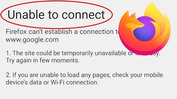 How To Fix FireFox Unable To Connect Error Android & Ios || Fix FireFox Network Connection Error