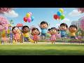 Sunny Day Fun Song ☀️ | ছুটির মজা Kids Songs Bangla Rhymes Fun