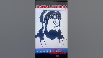 Hanuman Ji Python Code #python #hanumanji  #shorts