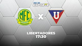 MIRASSOL X LDU - AO VIVO | COPA LIBERTADORES – 13/08/2026