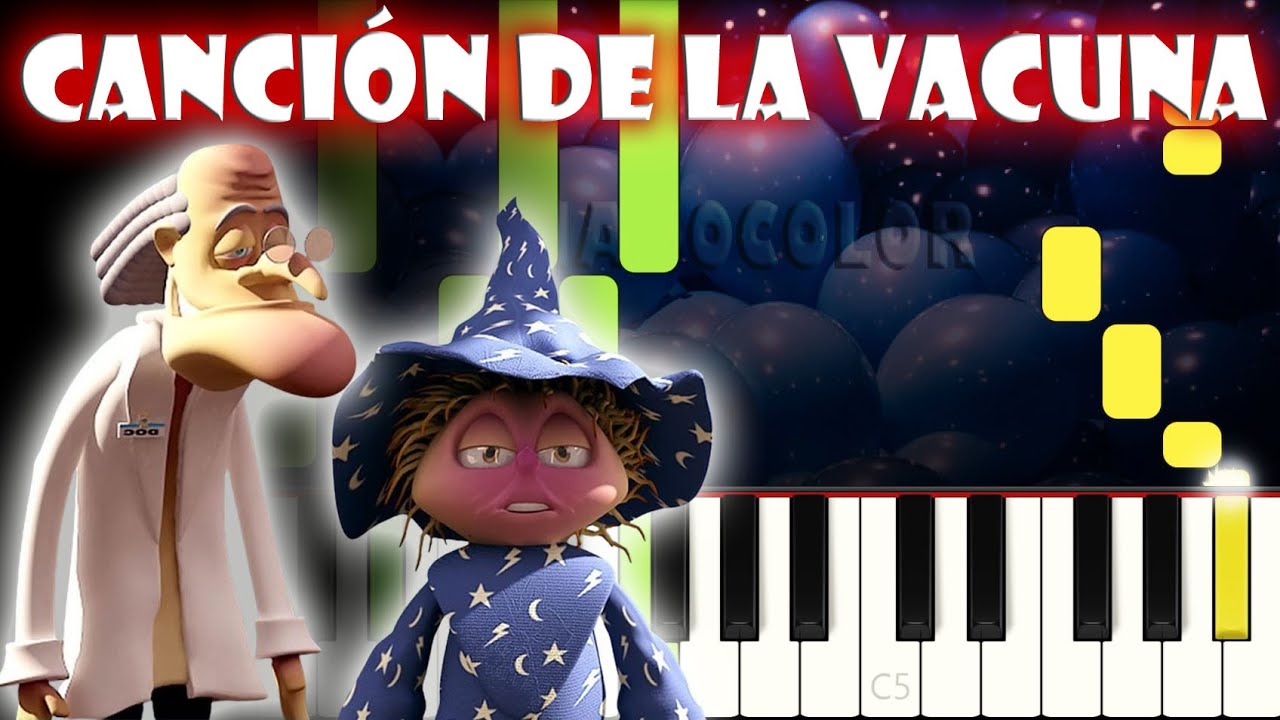 La Canción de la Vacuna (El brujito de Gulubú) | Piano Cover | Tutorial | Karaoke
