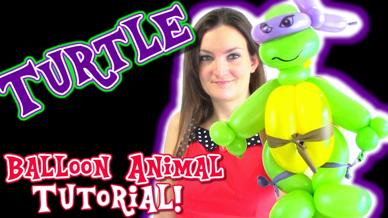 TURTLE NINJA WARRIOR Balloon Animal Tutorial Learn Balloon Animals