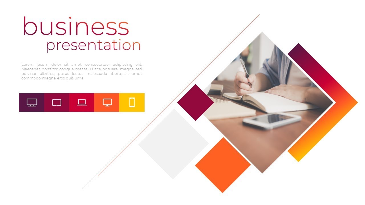 Business Design For Powerpoint Presentation - Best PPT Template 2020