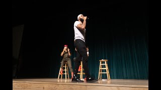 Emjay Johnson from Love and Hip Hop serenades students at Turner Tech High School