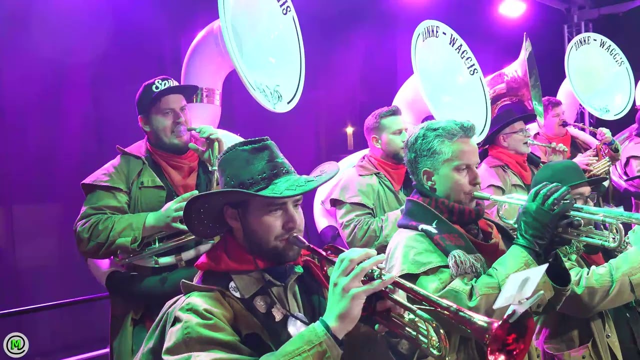 Guggemusik Zinke Waggis am Guggemonsterkonzert in Weil am Rhein 2024 in 4K