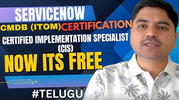 ServiceNow CMDB Certification Is Free? Here