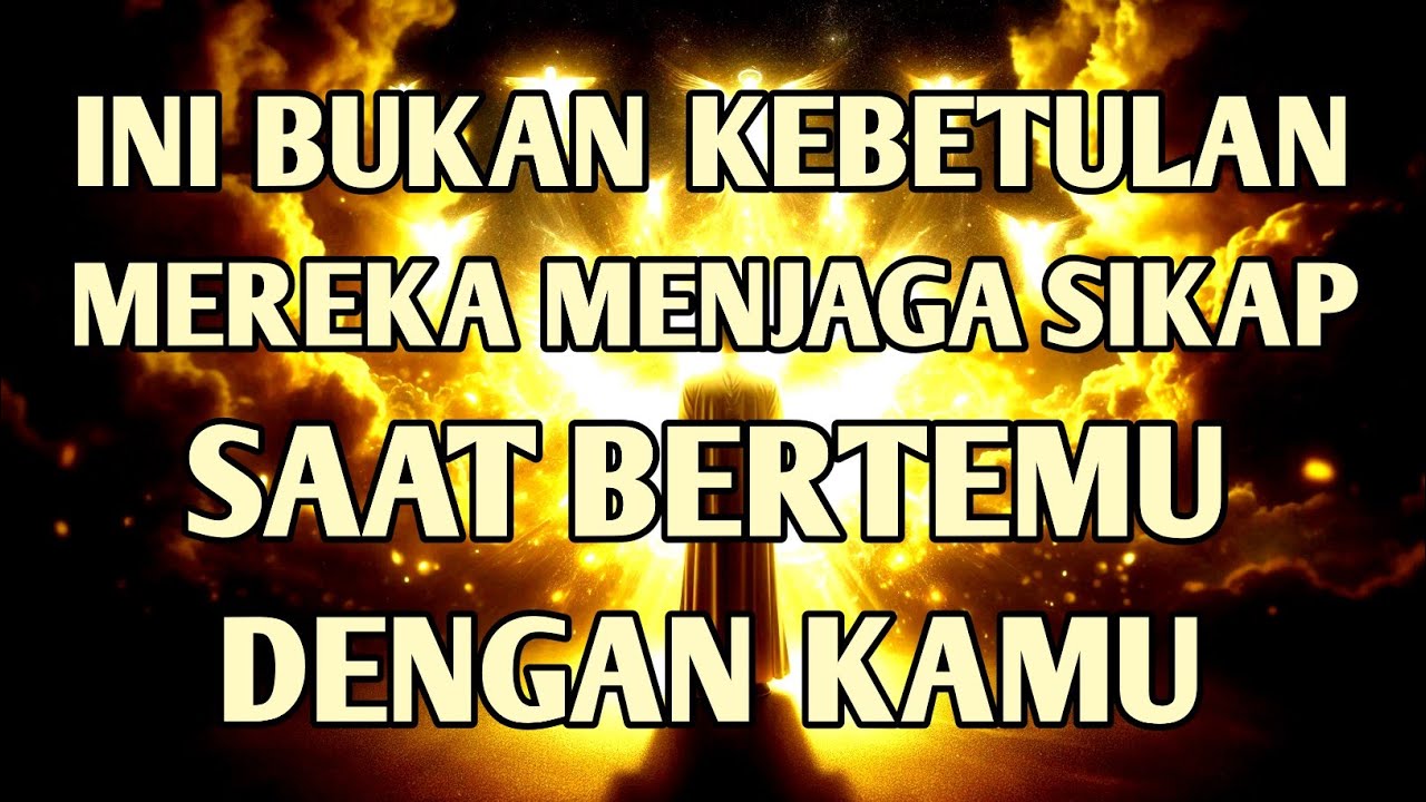 Orang Lain Menjaga Sikap Saat Bertemu Kamu, Ini Bukan Kebetulan