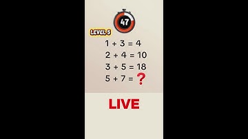 Math Puzzle Live | Level 1-5 Brain Test 😱🧠🔥