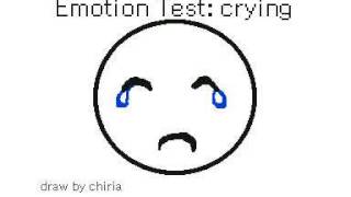 Emotion Test: crying / Flipnote 3D