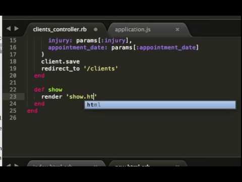 Rendering HTML views in controller method