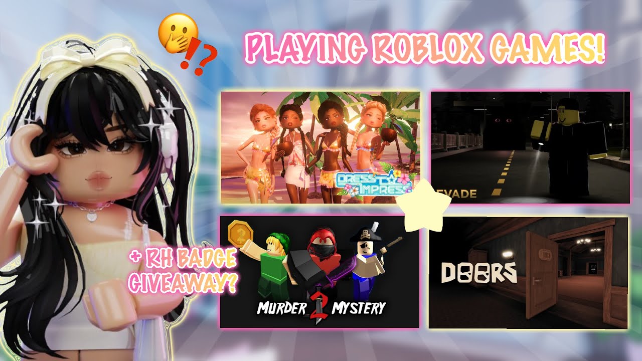 PLAY ROBLOX WITH ME! *LIVE*