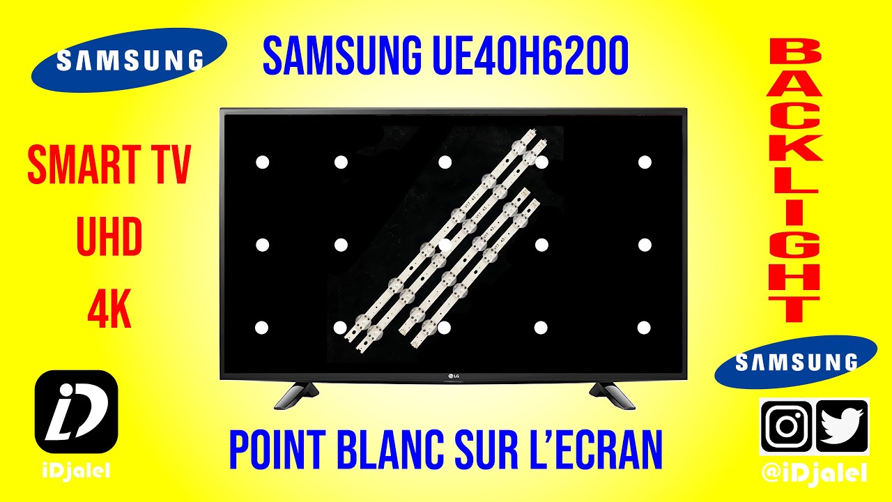 SAMSUNG UE40H6200 BACKLIGHT LED COMMENT CHANGER LES LED DES POINTS samsung-ue40h6200-backlight-led-comment-changer-les-led-des-points