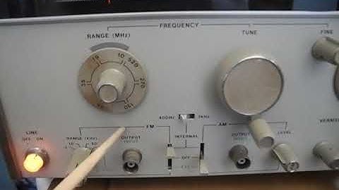HP 8654B 10.7MHZ for any sort of an IF Transformer Alignment?