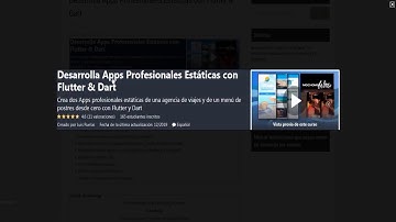Desarrolla Apps Profesionales Estáticas con Flutter & Dart