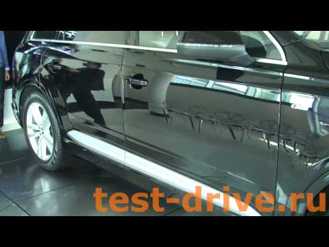 Audi Q7 Test drive in Moscow Тестдрайв Ауди Кю7