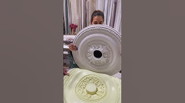 Custom Medallion#moldmaking #plastermolding #demolding #ceilingdesign